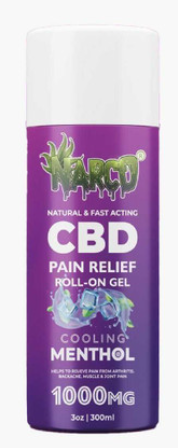 Narco CBD Pain Relief Roll On Gel Cooling Menthol (MSRP $14.99)