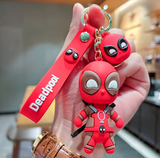 Character Keychain 3D Rubber Deadpool/ Starwars Design A18