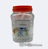6” Bubbler Color Donut 50ct Jar (MSRP $2.99 Each)