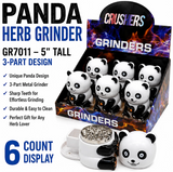 Giant Panda Design Grinder 100mm - Display of 6