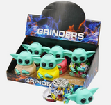 Crushers Yoda Design Grinder 63mm - Display of 6