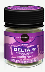 Moon Buzz Delta 9 7g Flower Jar (MSRP $24.99)