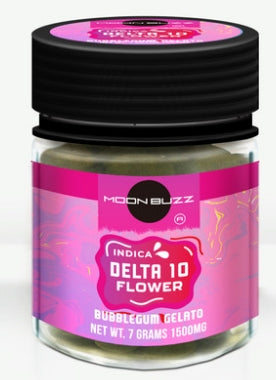 Moon Buzz Delta 10 7g Flower Jar (MSRP $21.99)