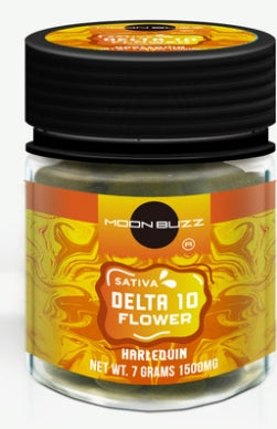 Moon Buzz Delta 10 7g Flower Jar (MSRP $21.99)