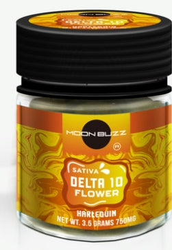 Moon Buzz Delta 10 3.5g Flower Jar (MSRP $14.99)