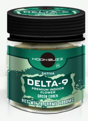 Moon Buzz Delta 9 28g Flower Jar (MSRP $64.99)