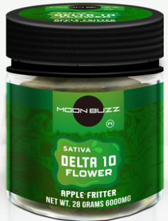 Moon Buzz Delta 10 28g Flower Jar (MSRP $62.99)