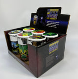 LED Butt Bucket Ashtray (Cannabis) - Display of 6 (MSRP $19.99 Each)