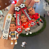 Football #5 Characters KeyChains - Bag of 12