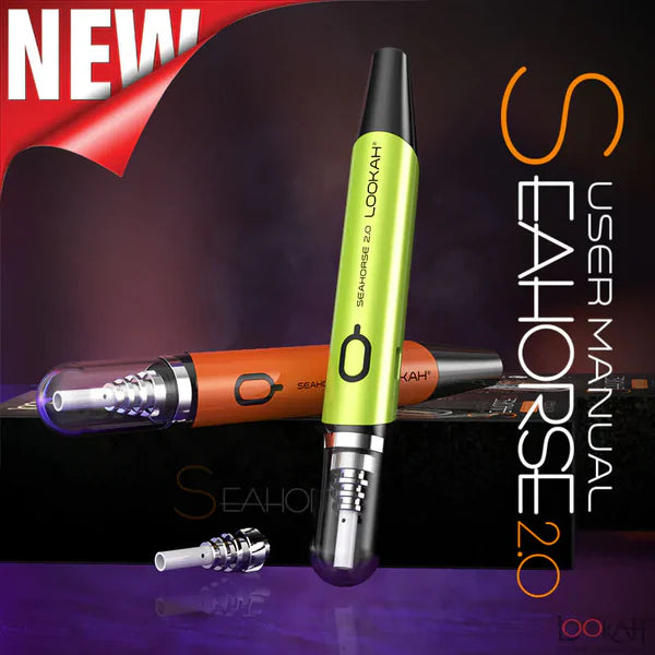 Lookah Seahorse 2.0 650mAh Vaporizer Dab Pen (MSRP $39.99)