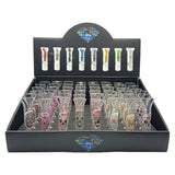 Skull Design Glass Cigarette Holder 48ct Display (MSRP $1.99ea)