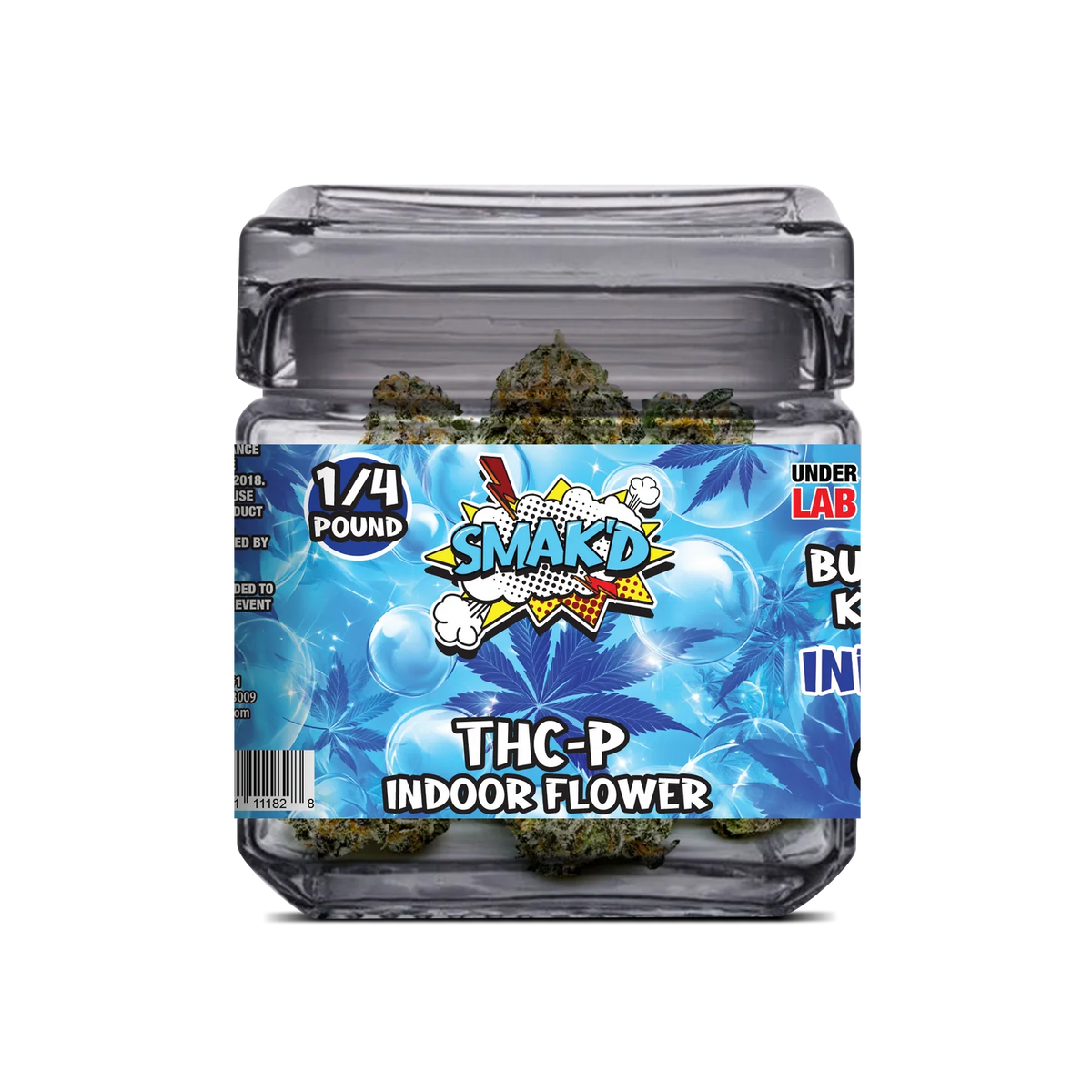 Smak'D THC-P Indoor Flower 1/4 Pound Jar (MSRP $299.99)