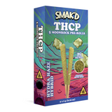 Smak'D THC-P Moonrock 2G Preroll Coated With Kief 5ct - Display of 10 (MSRP $24.99)