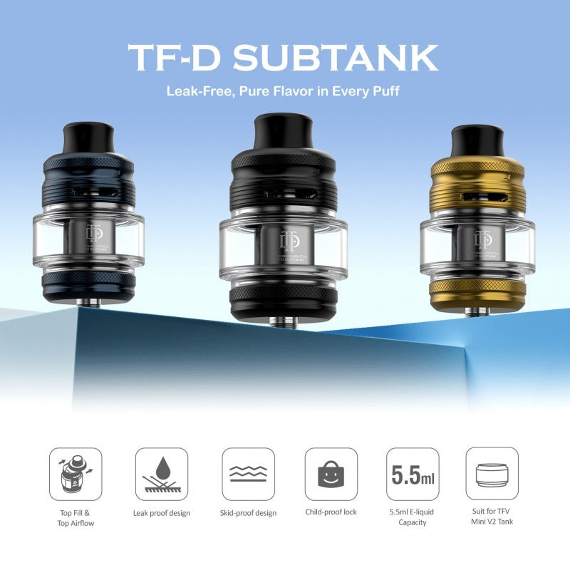 SMOK TF-D 5.5mL Subtank (MSRP $24.99)