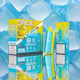 Space Max BX8000 8K Puffs 5% Disposable Vape - Display of 5 (MSRP $14.99 Each)