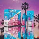 Space Max BX8000 8K Puffs 5% Disposable Vape - Display of 5 (MSRP $14.99 Each)
