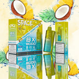 Space Max BX8000 8K Puffs 5% Disposable Vape - Display of 5 (MSRP $14.99 Each)