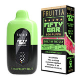 Fruitia x Fifty Bar 20K Puffs Disposable Vape - Display of 5 (MSRP $19.99 Each)