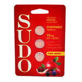 Sudo 7-Hydroxy Kratom 15mg Chewable Tablets - 3 Pack / Display of 12 (MSRP $29.99 Each)