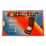 SWAG Digital Pocket Scale - 4 - 100g x 0.01g (MSRP $15.99)