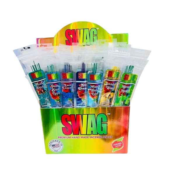 SWAG Incense 10 Sticks 72 Packs Display (MSRP $1.99ea)
