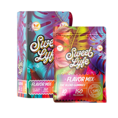 Sweet Lyfe Mix Flavor THC Blend Gummies 150mg Pack - 10 Pack Per Display (MSRP $14.99 Each)