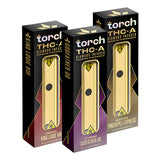 Torch THC-A Diamond Infused Disposable 2.5g - Display of 5 (MSRP $26.99 Each)