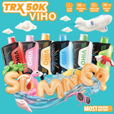 VIHO TRX 50K Puffs 20mL Disposable Vape - Display of 5