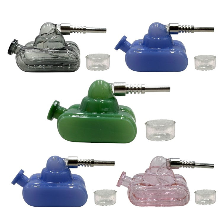 IDGAF Premium Glass Nectar Collector Kit Tank Design (MSRP $39.99)