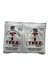 Teez Plain White Tee Shirt 12ct Bag (MSRP $9.99ea)