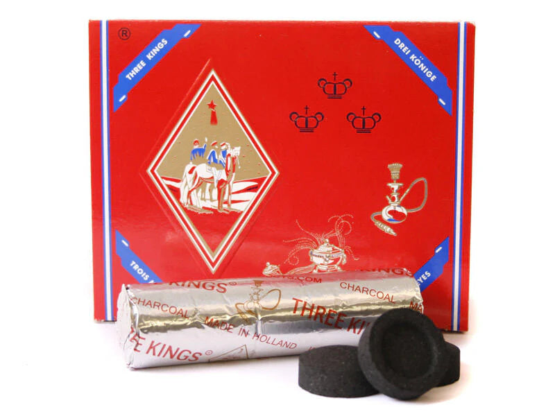 Three Kings Charcoal Large 40mm - Display of 10 (MSRP $4.99 Each)