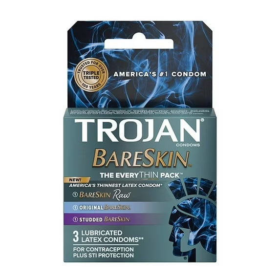 Trojan Bareskin Everythin 3pk 6ct Bundle