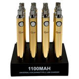 Goo 1100mAh Cartridge Batterie Universal Charging 12ct Display (MSRP $14.99ea)
