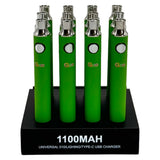 Goo 1100mAh Cartridge Batterie Universal Charging 12ct Display (MSRP $14.99ea)