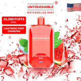 Untouchable Disposable Vape 10K Puffs - Display of 5 (MSRP $17.99 Each)