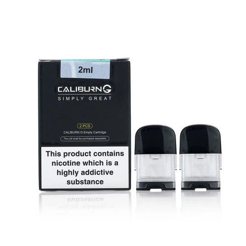 Uwell Caliburn G2 Replacement Cartridge Pods 2mL - Pack of 2 (MSRP $7.99)