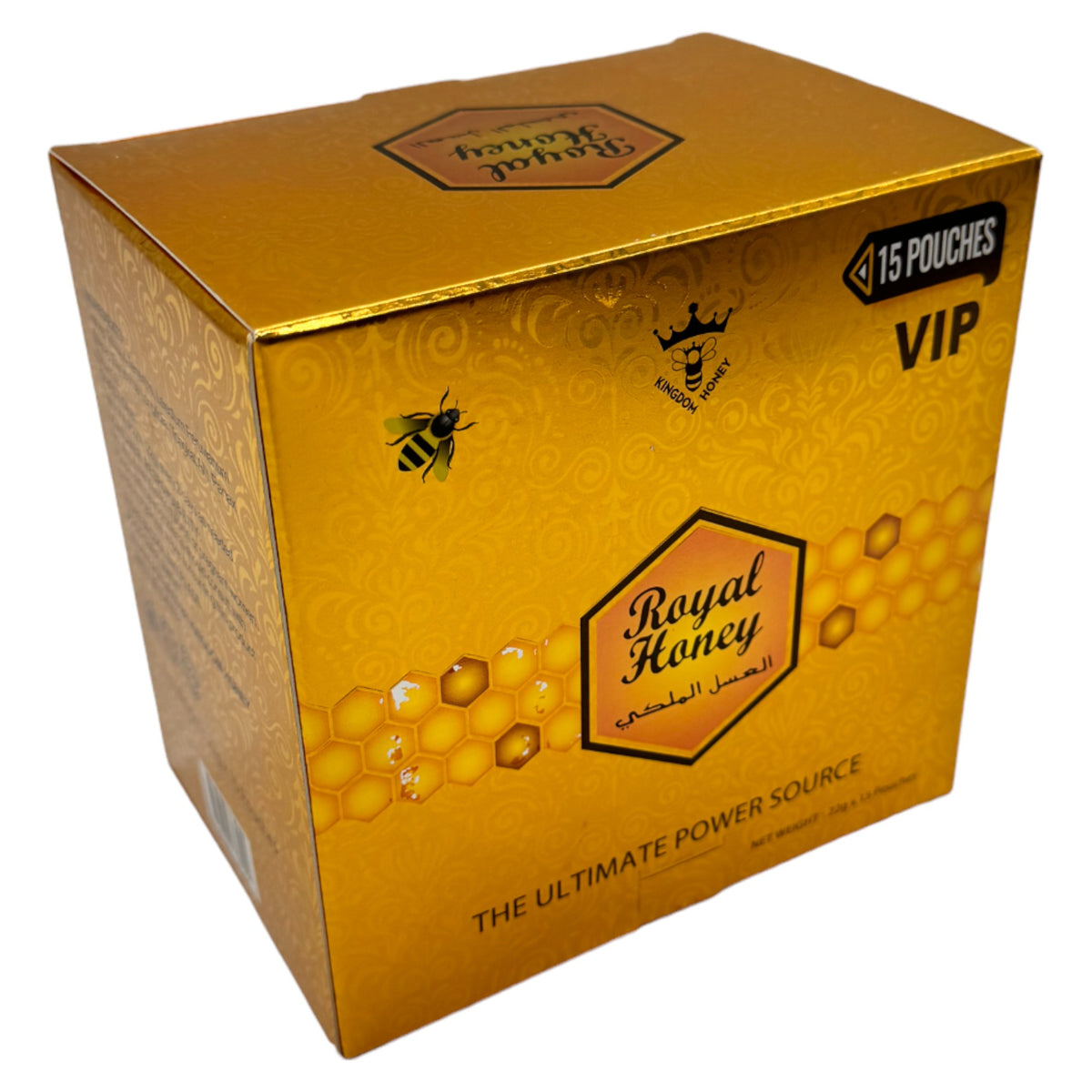 VIP Royal Honey Male Enhancement 15 Pouches Display (MSRP $6.99ea)