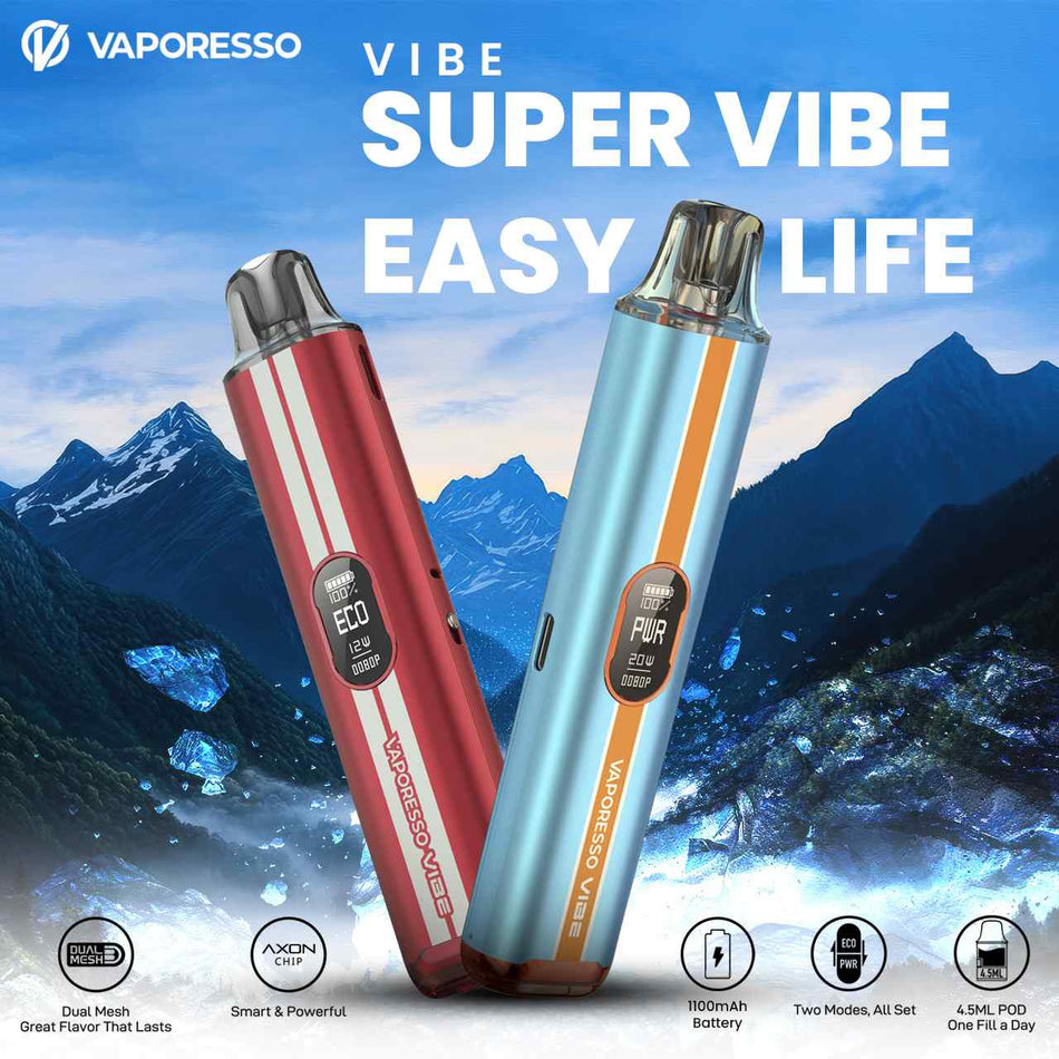 Vaporesso Vibe 1100mAh Pod System Kit (MSRP $29.99)