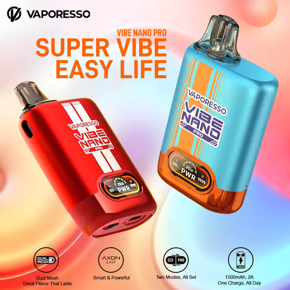 Vaporesso Vibe Nano Pro 1500mAh Pod System Kit (MSRP $34.99)