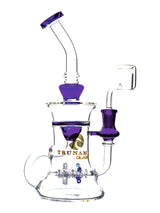 Tsunami 9in Glass Water Pipe Concentrated Rig Propeller Recycler (MSRP $119.99)
