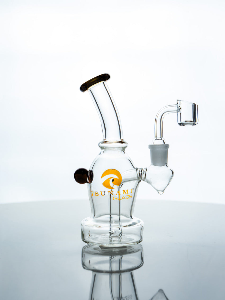 Tsunami Glass Waterpipe Mini Egg - 6 Inch