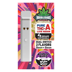 DoubleDabs DualSwitch 4g THC-A Disposable (MSRP $39.99ea)