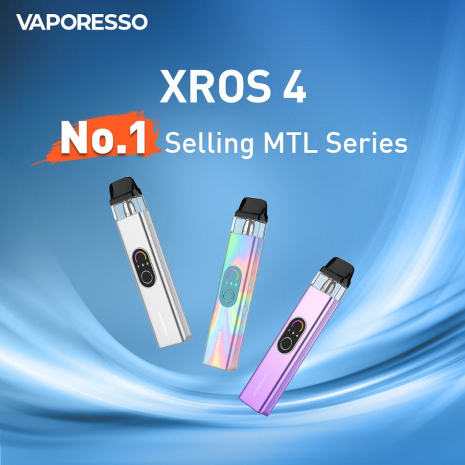 Vaporesso XROS 4 1000mAh Pod System Starter Kit (MSRP $39.99)