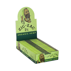 Zig Zag Organic Hemp Rolling Papers 1 1/4 - Display of 24