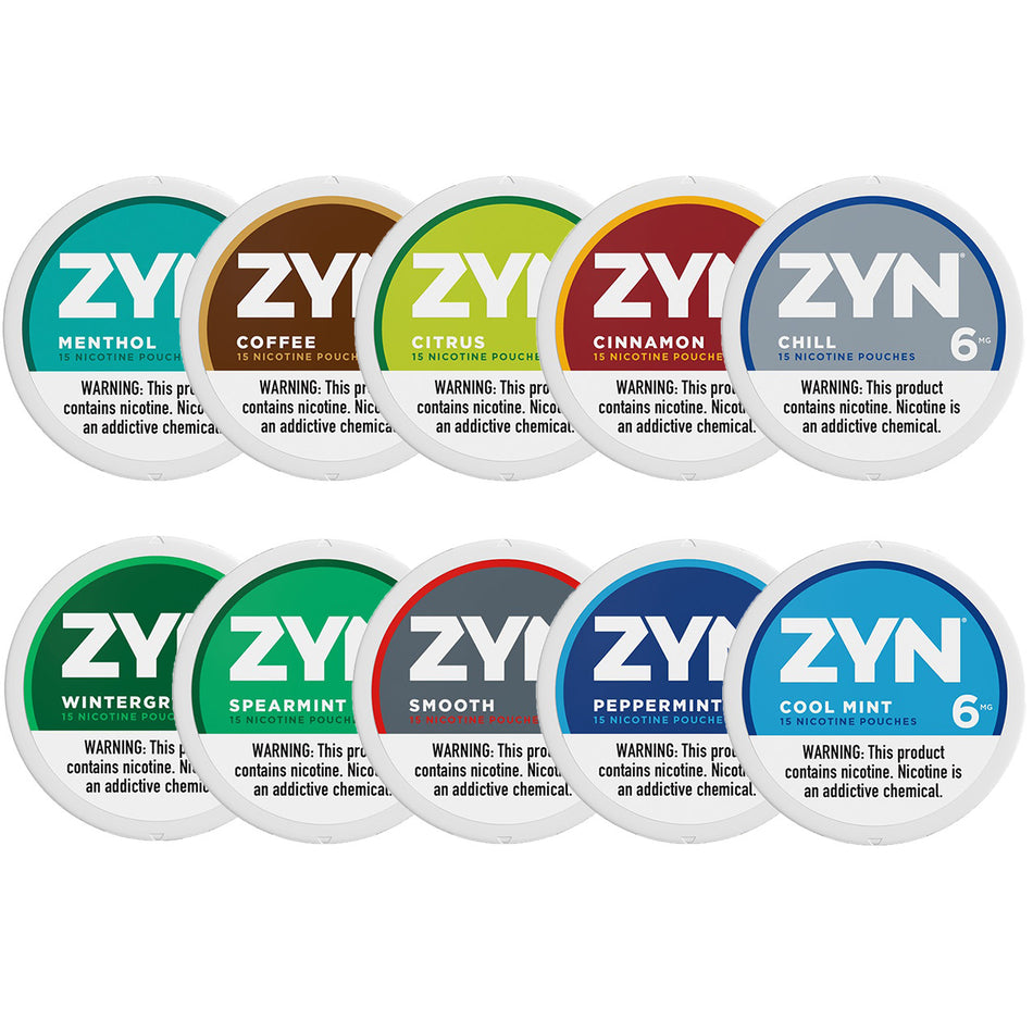 Zyn Nicotine Pouches - Sleeve of 5 (MSRP $5.99 Each)
