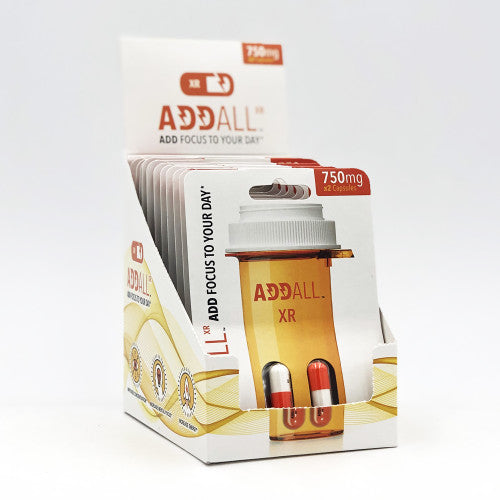 Addall XR Pills 12ct Double Pill Display