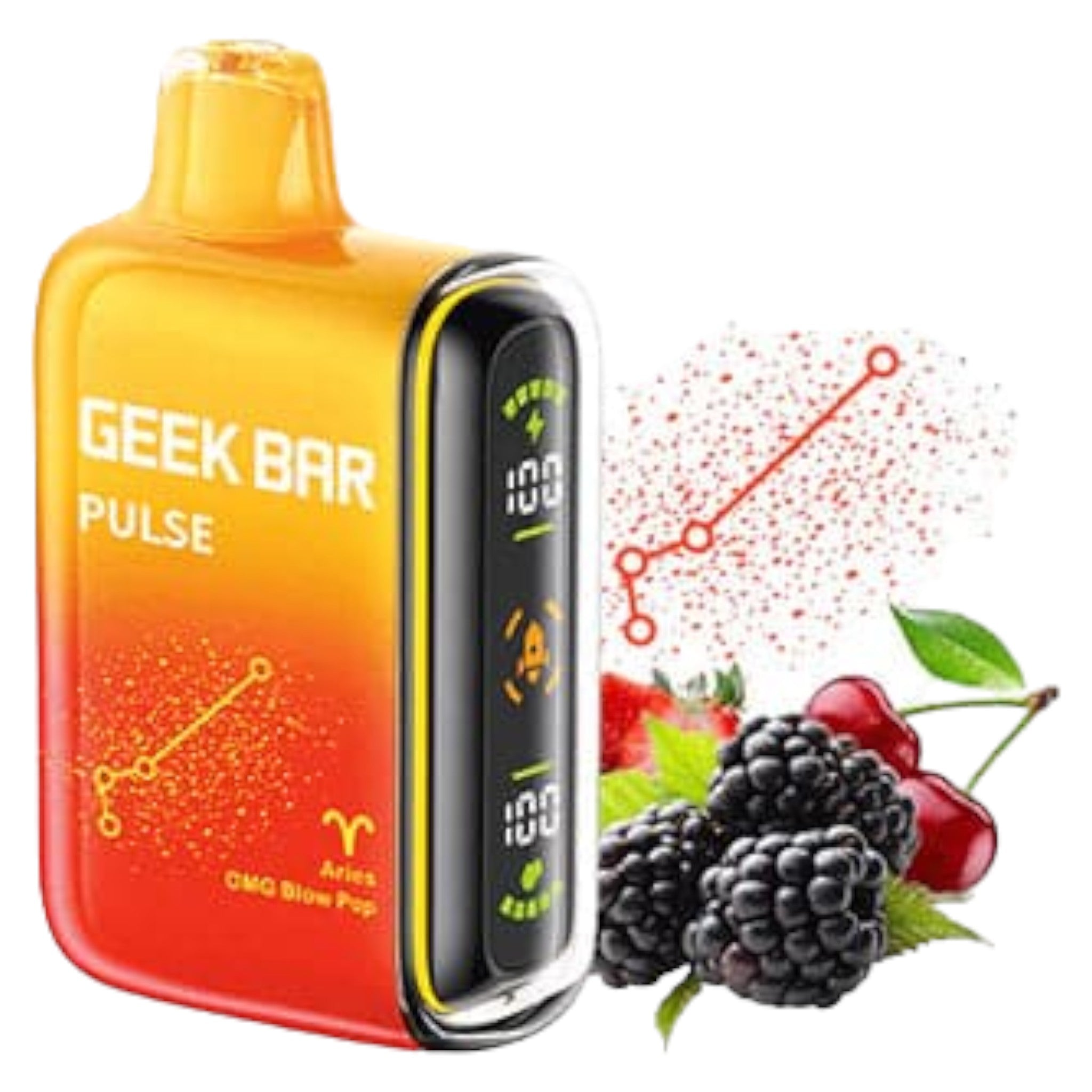 Geek Bar Pulse 15K Puffs Disposable Vape - Display of 5 (MSRP $29.99 Each)