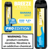 Breeze Pro Edition Disposable Vape - Display of 10 (MSRP $17.99 Each)