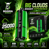 Booma Smoke 25K Puffs 29mL Disposable Vape - Display of 6