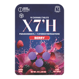 X7'H 7-Hydroxy + Pseudo Kratom Tablets 25mg - 4 Count / Display of 10 (MSRP $29.99 Each)